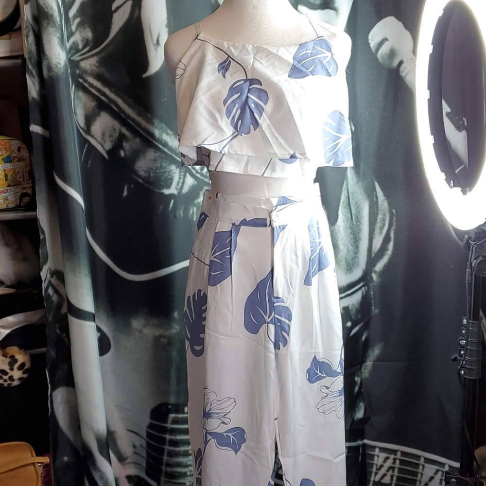 Cute 2 piece Play suit PUG Pinup Vintage Inspired